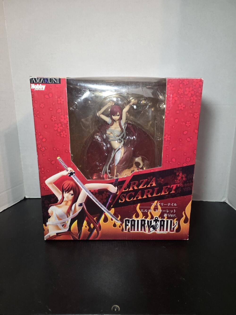 Fairy Tail Erza Scarlet Hakama Ver Figure 1/8 Scale Painted PVC From Japan Toy